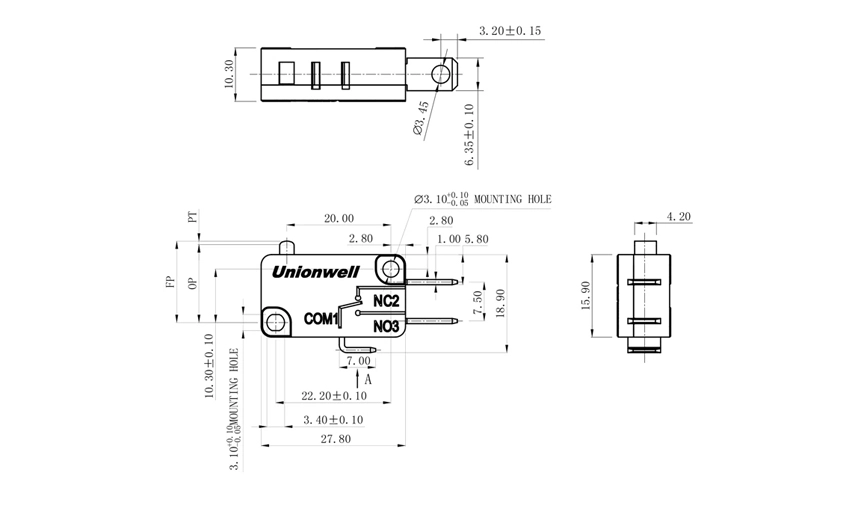 small contact gap basic micro switch 04