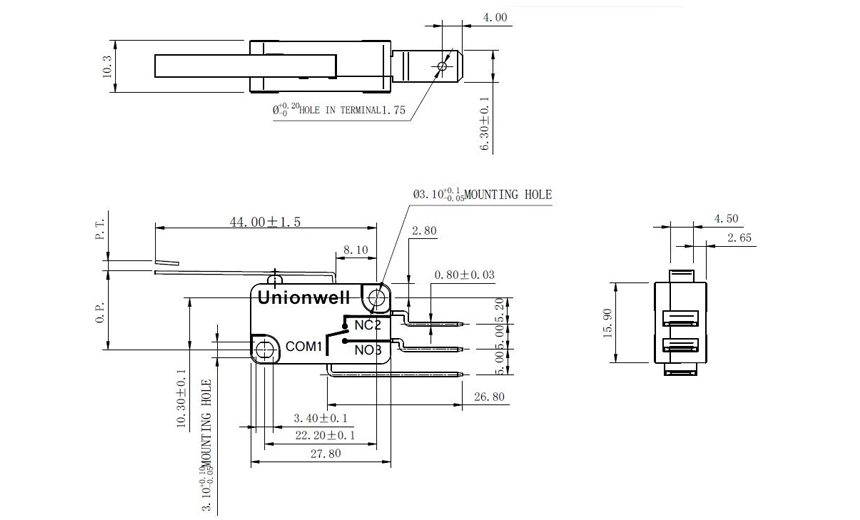 t85 micro switch applicated in appliances 02