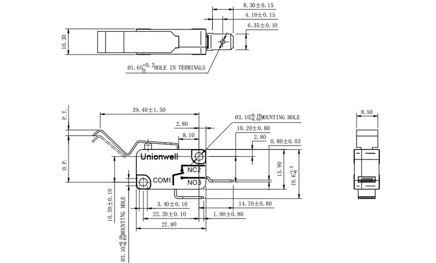 basic micro switch customized 229 lever 04