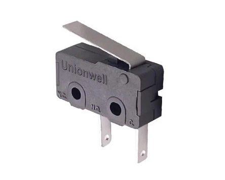 Miniature Micro Switch With Short Straight Lever 250gf