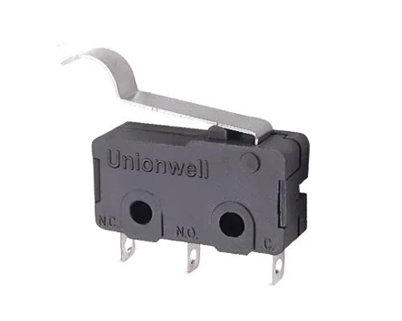 Miniature Micro Switch 350gf Simulated Roller Lever