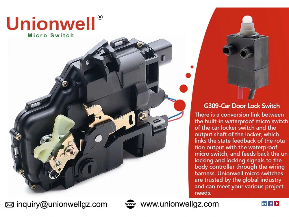 Revolutionizing Automotive Safety and Efficiency: The G309 Car Door Lock Switch by Unionwell