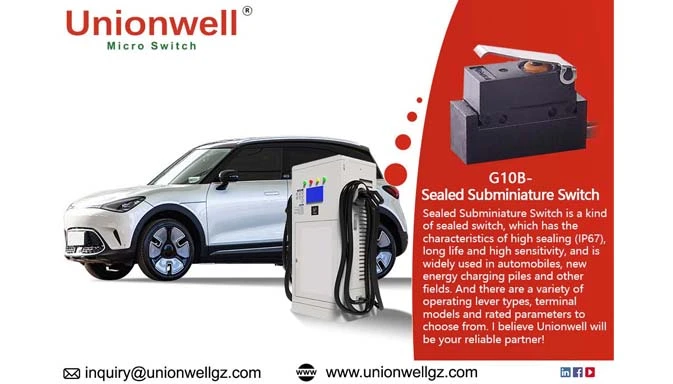 Enhancing Automotive and Energy Solutions with Unionwell's G10B-Sealed Subminiature Switch